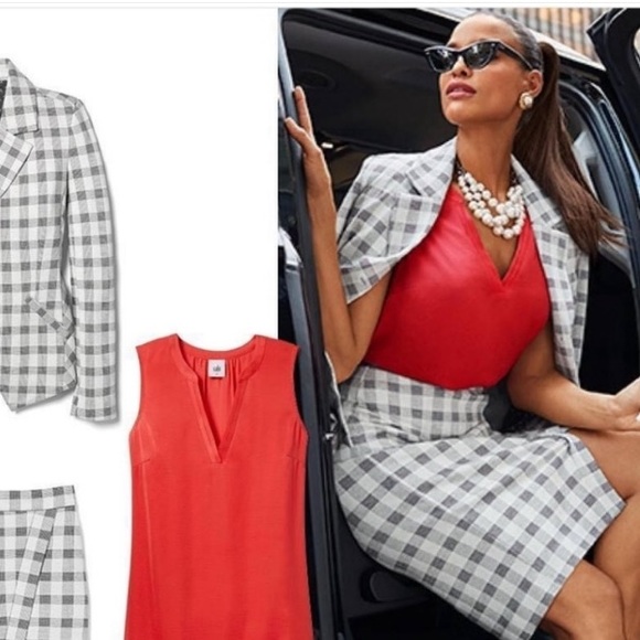 CLOSET CLOSING! 30-50% off matching CABI suit set! Valentina Blazer size 12 - Picture 1 of 15